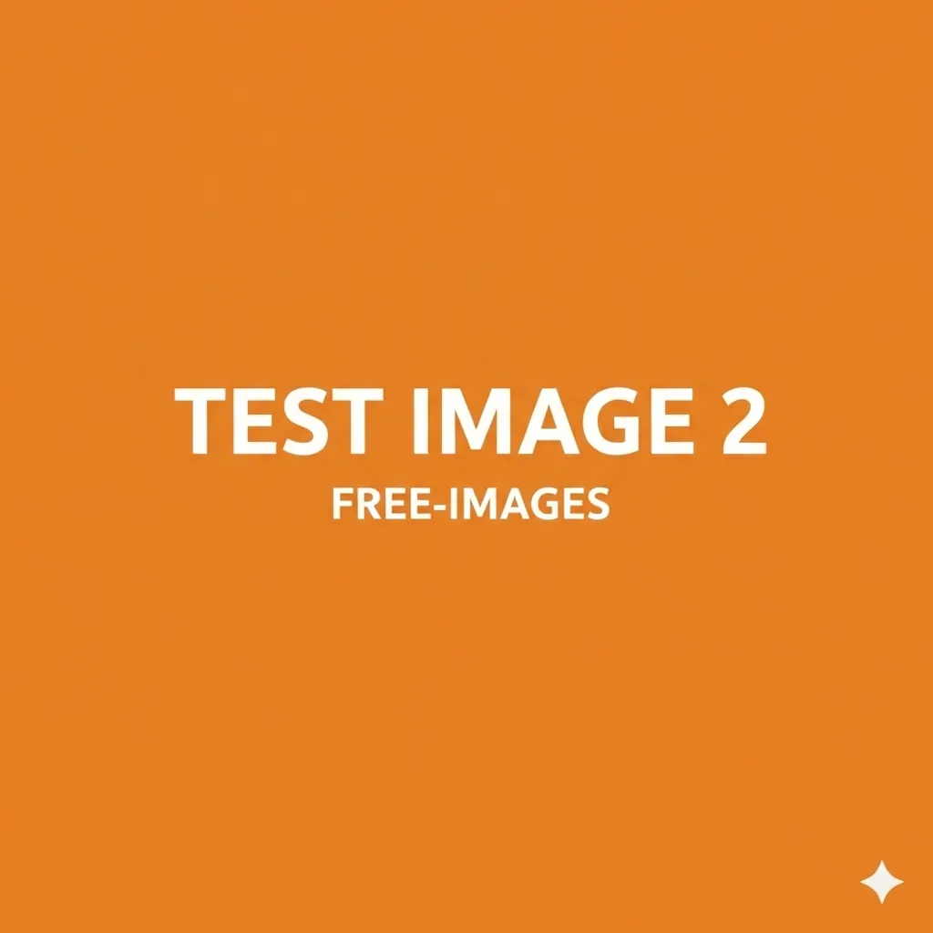 背景を適当な色に変えてください。
文字を TEST IMAGE 2 に変更してください。
それ以外は元の画像をまったく同じにしてください。